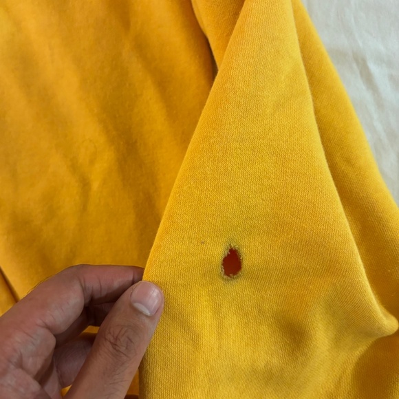 The North Face Yellow Hoodie in perfect condition - Picture 5 of 5